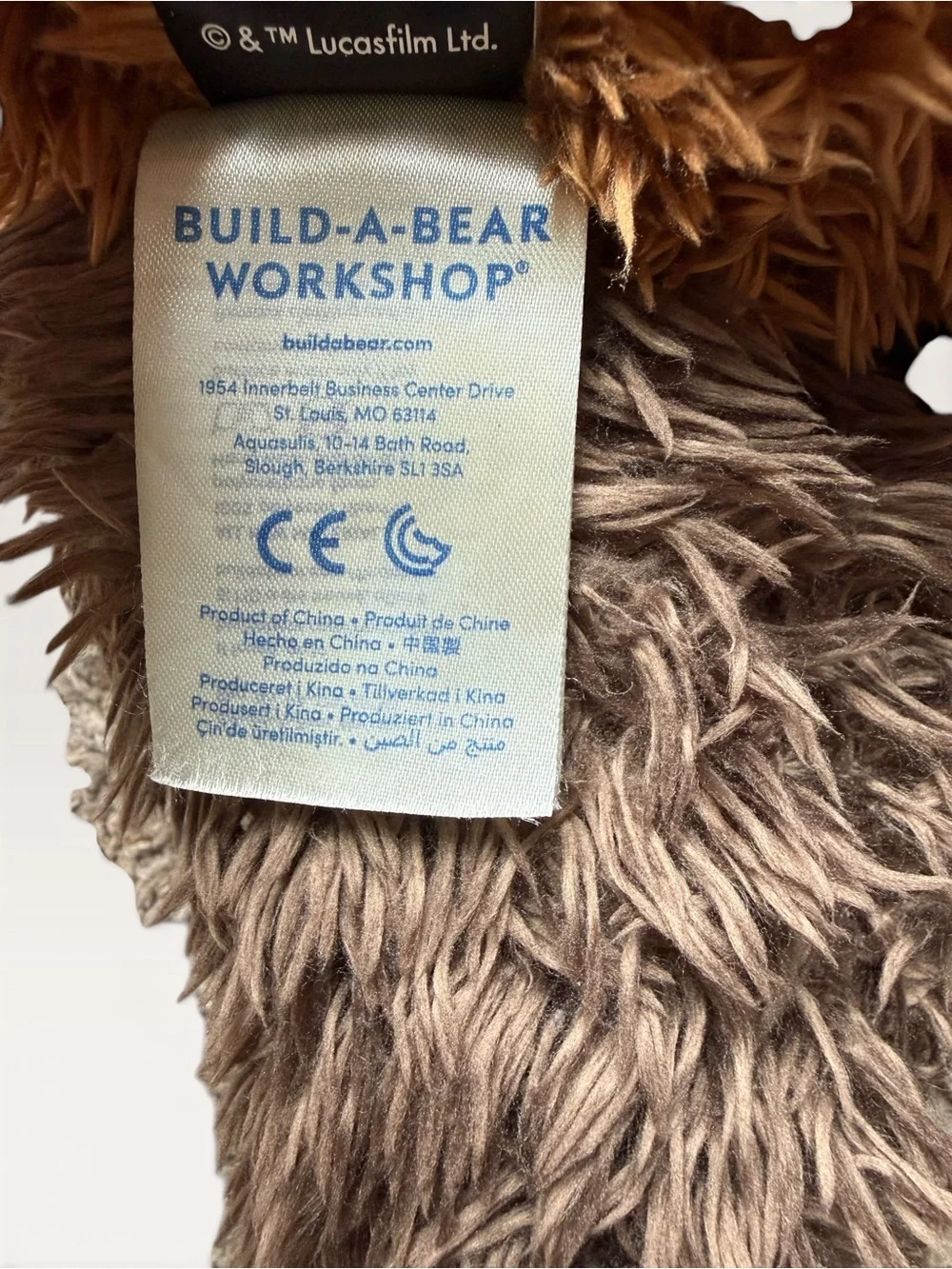 Build-A-Bear Workshop Star Wars Chewbacca Plush